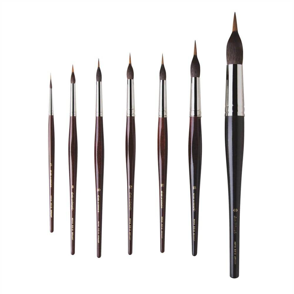 Da Vinci Kolinsky and Kazan Squirrel Hair Round Fine Tip Line Brush Series 5519 No:5