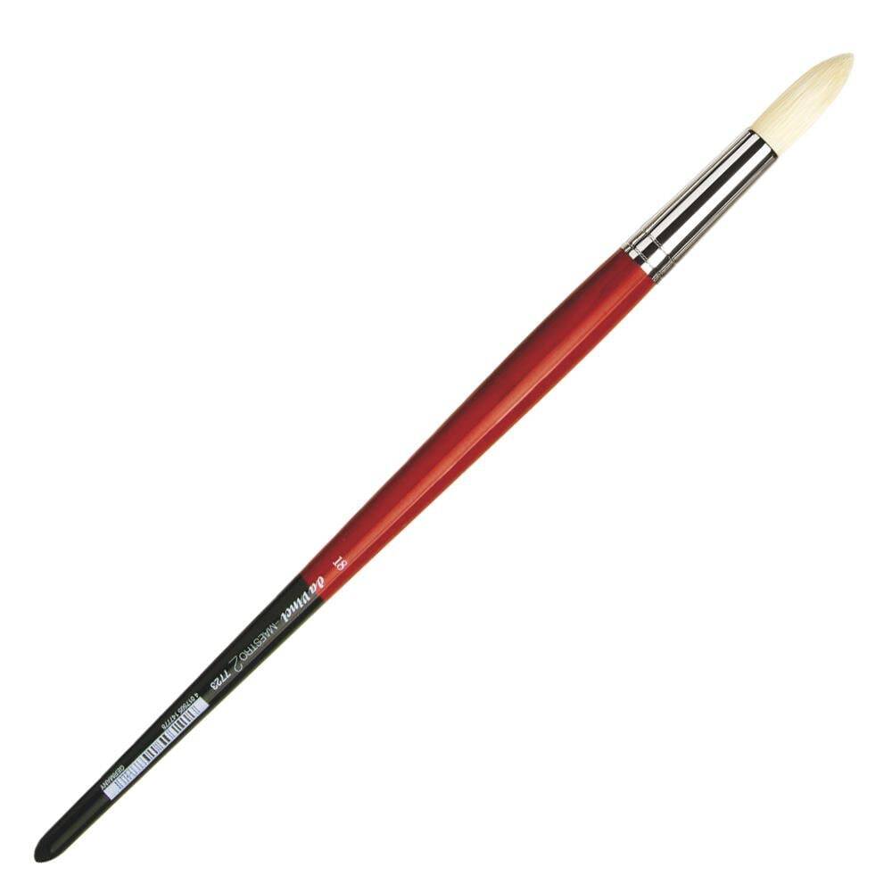 Da Vinci Maestro 2 Bristle Round Acrylic and Oil Paint Brush Series 7723 No:18