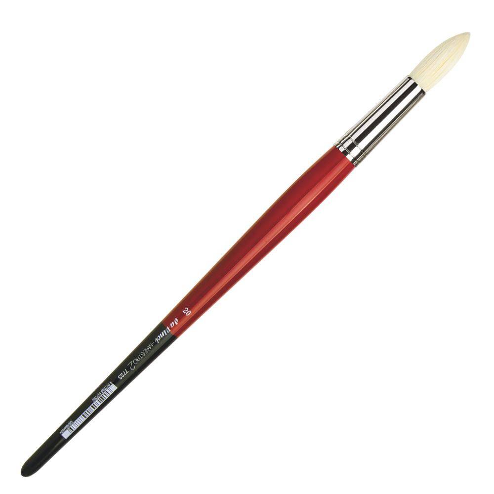 Da Vinci Maestro 2 Bristle Round Acrylic and Oil Paint Brush Series 7723 No:20