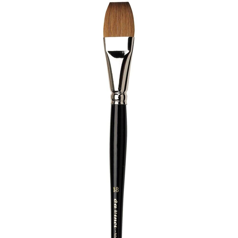 Da Vinci Maestro Tobolsky Kolinsky Red Sable Flat Watercolor Brush Series 1301 No:18
