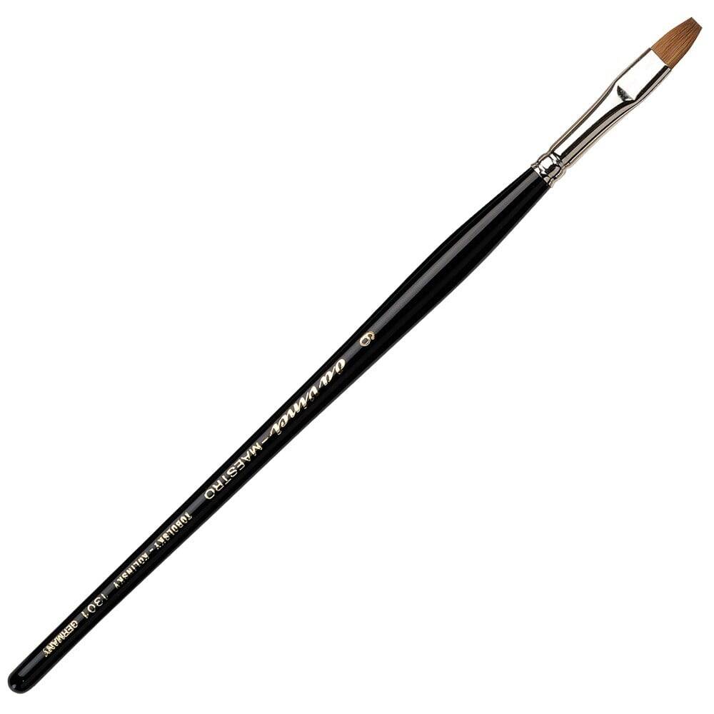 Da Vinci Maestro Tobolsky Kolinsky Kızıl Samur Kılı Düz Sulu Boya Fırçası Seri 1301 No:6