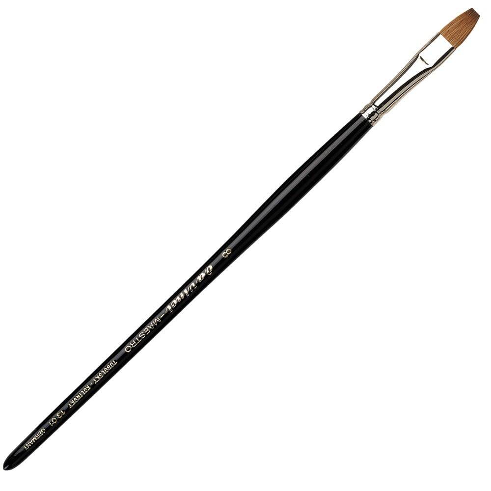 Da Vinci Maestro Tobolsky Kolinsky Kızıl Samur Kılı Düz Sulu Boya Fırçası Seri 1301 No:8