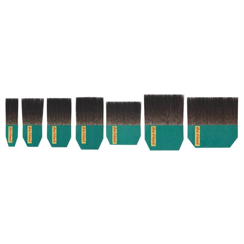 Da Vinci Blue Squirrel Hair Straight Gold Foil Beard Brush Series 500 No:70