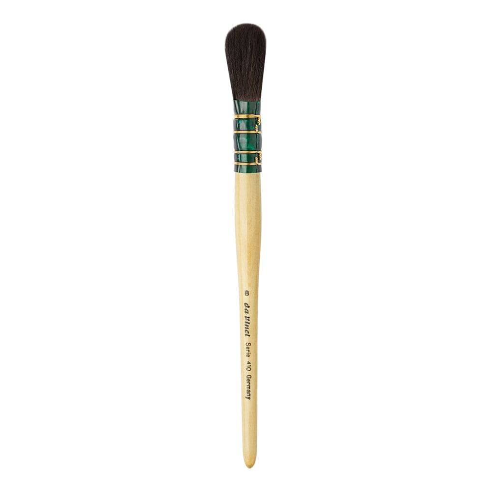 Da Vinci Blue Squirrel Hair Oval Gold Leaf Brush Series 410 No:2