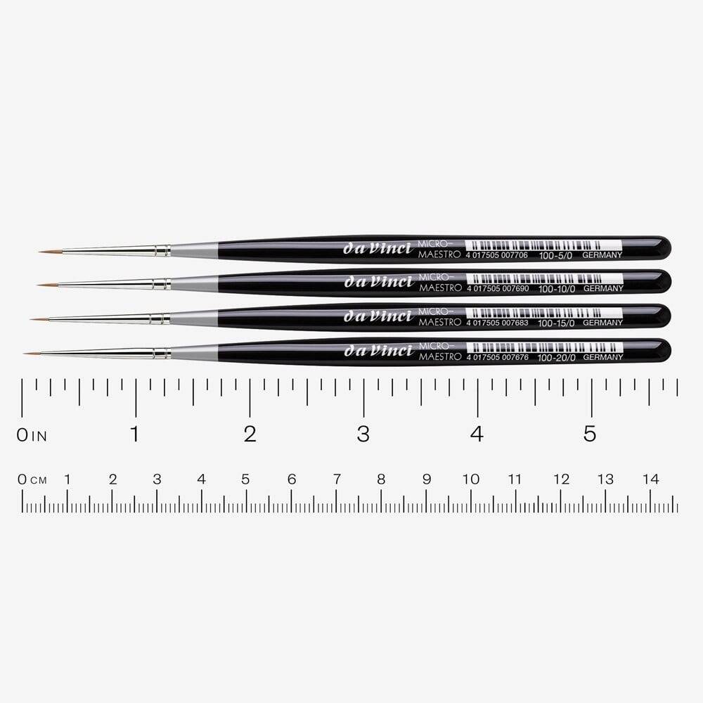 Da Vinci Micro Seri 100 Tehip Ve Minyatür Detay Fırçası No:20/0
