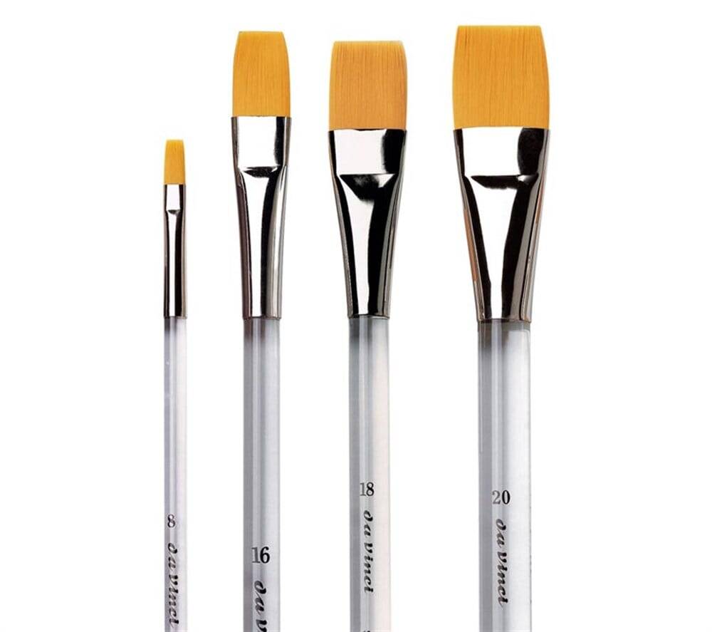 Da Vinci Nova Synthetic Flat Wetting and Painting Brush Series 18 No:8