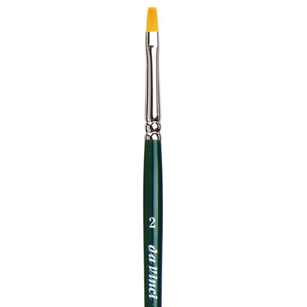Da Vinci Nova Synthetic Flat Acrylic and Oil Paint Brush Series 122 No: 2