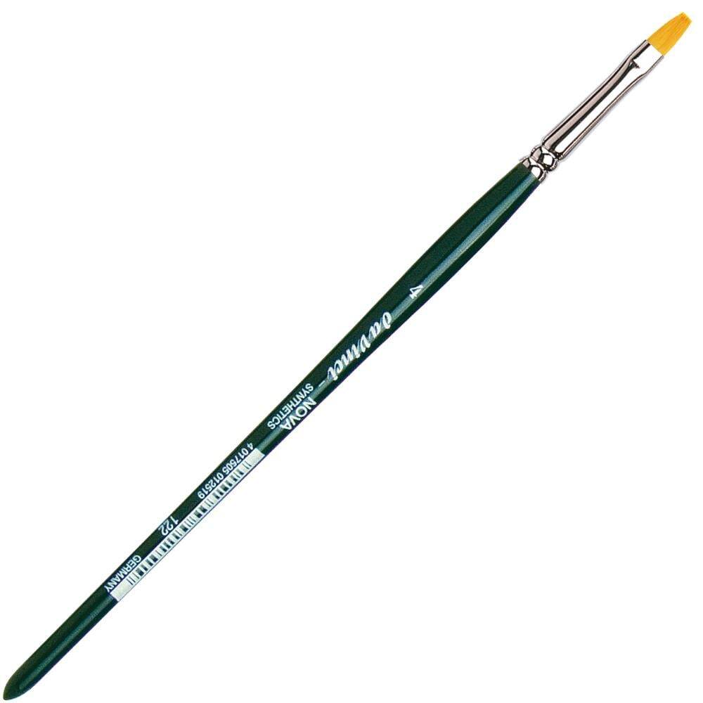 Da Vinci Nova Synthetic Flat Acrylic and Oil Paint Brush Series 122 No: 4