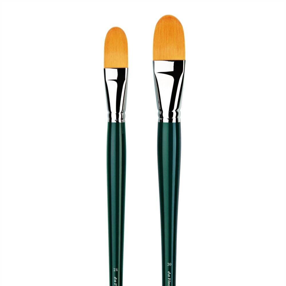 Da Vinci Nova Synthetic Filbert-Shape Oil and Acrylic Paint Brush Series 1875 No:4