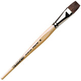 Da Vinci Petit Gris Mix Flat Watercolor and Porcelain Brush Series 991 No: 18