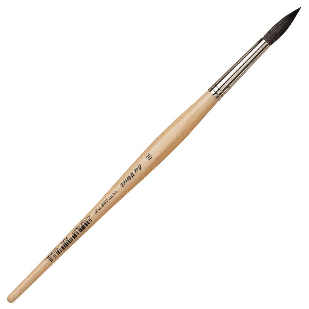 Da Vinci Petit Gris Mix Round Watercolor Brush Series 5590 No: 10