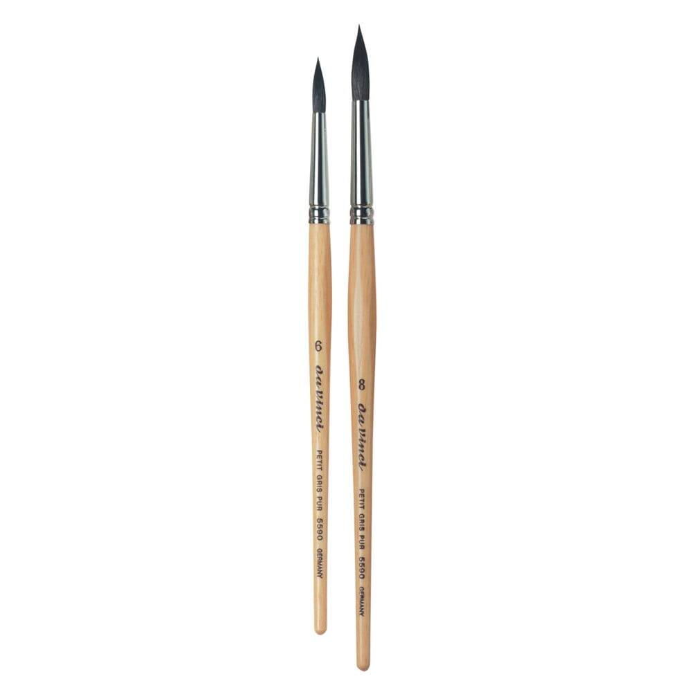 Da Vinci Petit Gris Mix Round Watercolor Brush Series 5590 No: 12