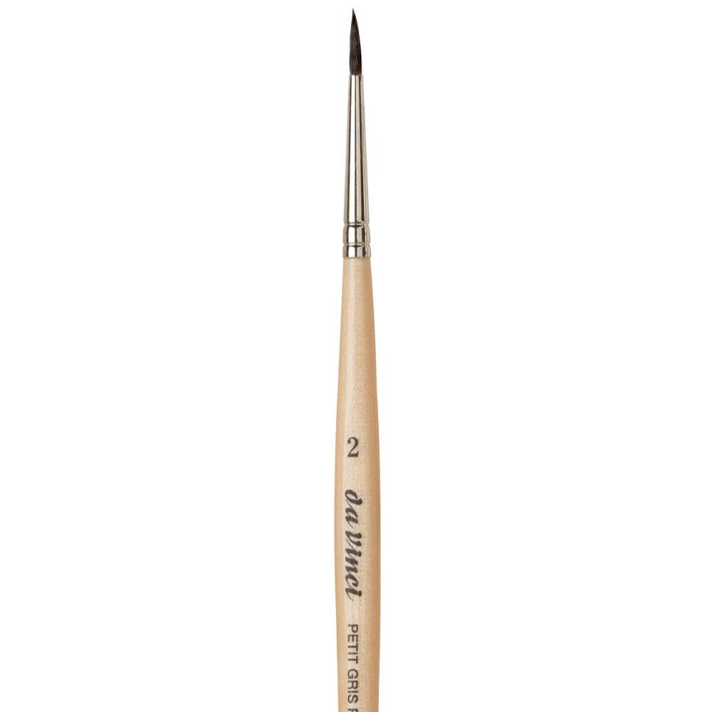 Da Vinci Petit Gris Mix Round Watercolor Brush Series 5590 No:2
