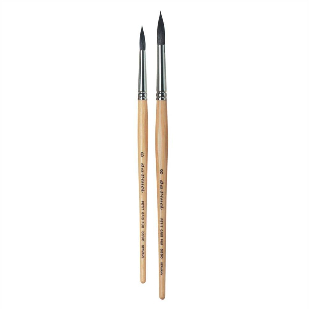 Da Vinci Petit Gris Mix Round Watercolor Brush Series 5590 No: 22