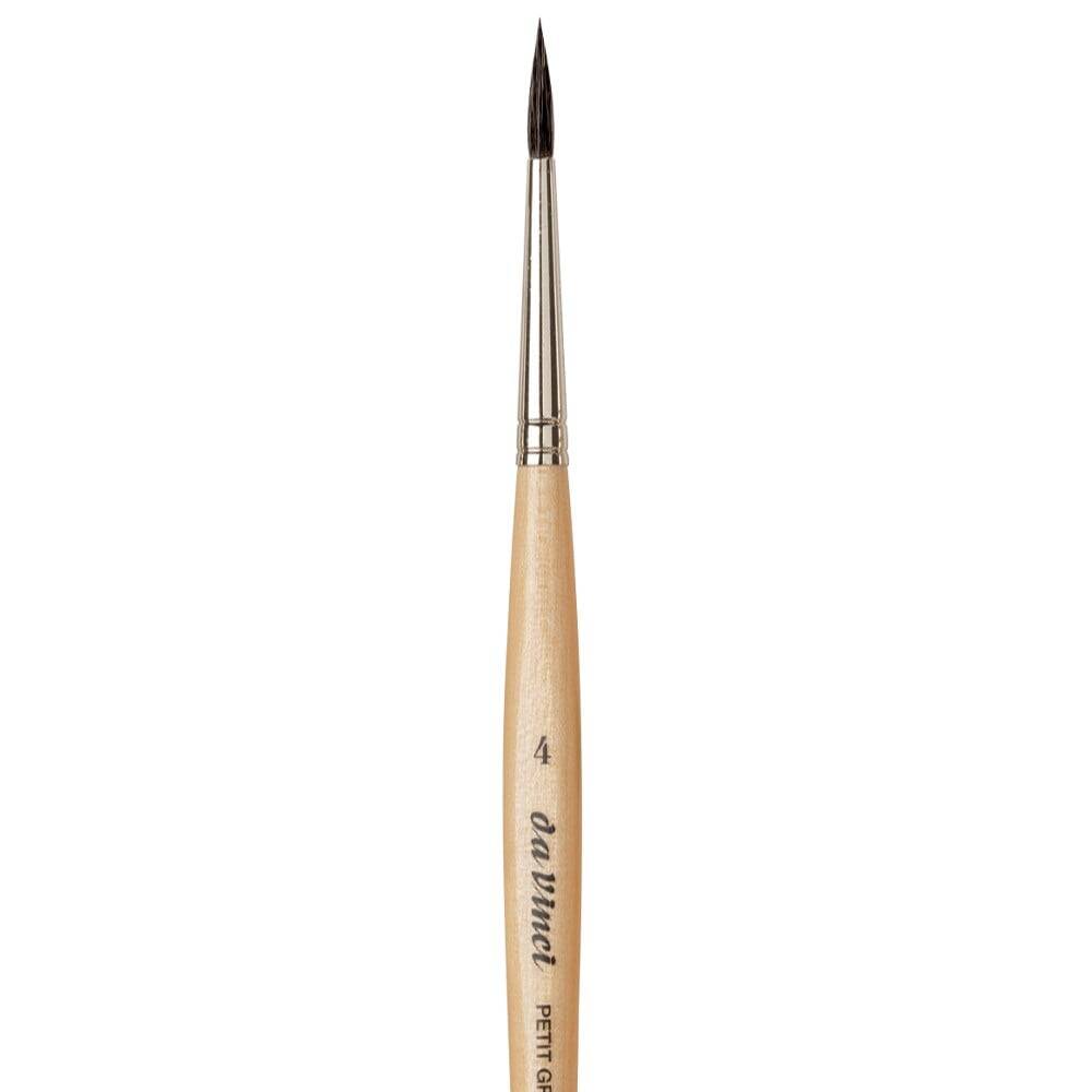 Da Vinci Petit Gris Mix Round Watercolor Brush Series 5590 No: 4