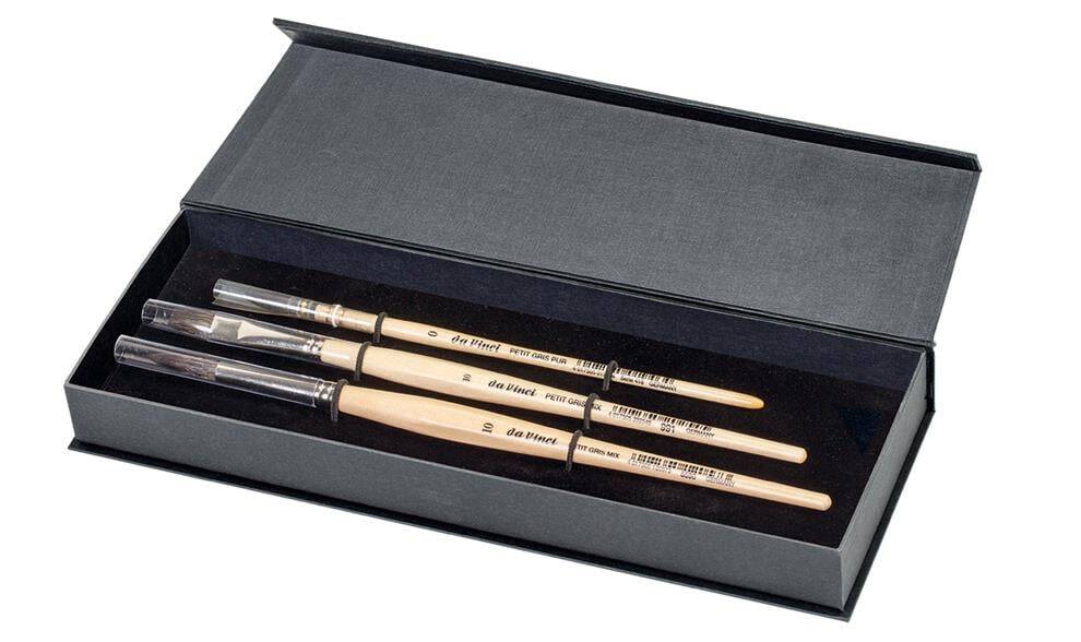 Da Vinci Petit Gris Pur Squirrel Hair Watercolor Brush Set Gift Box Series 4251