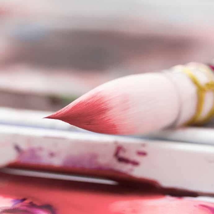 Da Vinci Pretty Pink Extra Soft Watercolor Brush Series 494 No:2