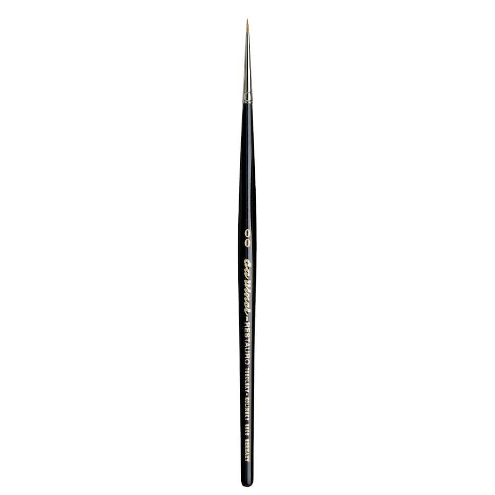 Da Vinci Restauro Kolinsky Kızıl Samur Kılı Yuvarlak Rötuş Fırçası Seri 5506 No:2/0