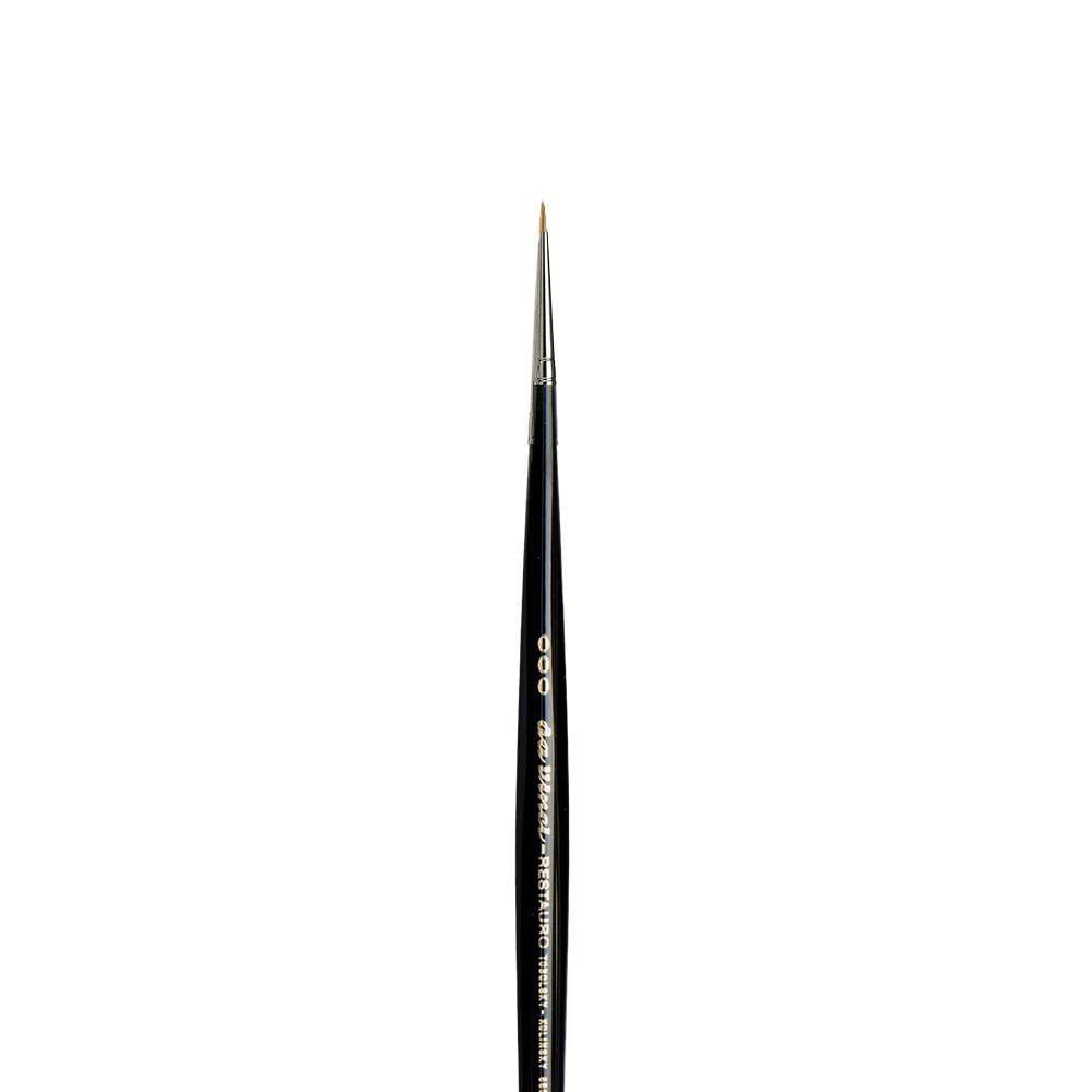 Da Vinci Restauro Kolinsky Kızıl Samur Kılı Yuvarlak Rötuş Fırçası Seri 5506 No:3/0