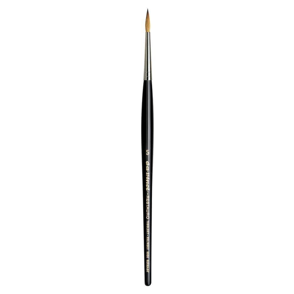 Da Vinci Restauro Kolinsky Kızıl Samur Kılı Yuvarlak Rötuş Fırçası Seri 5506 No:5