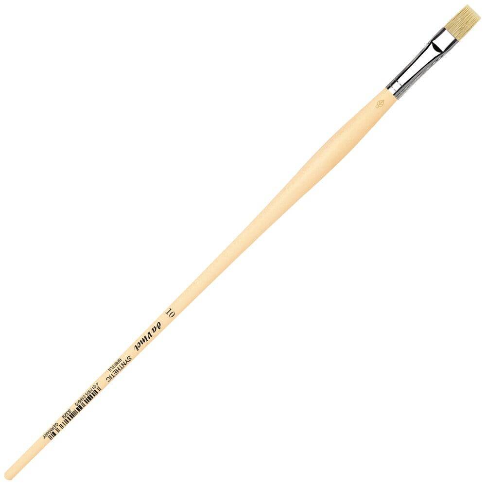 Da Vinci Synthetic Flat Acrylic and Oil Paint Brush Series 8329 No:10