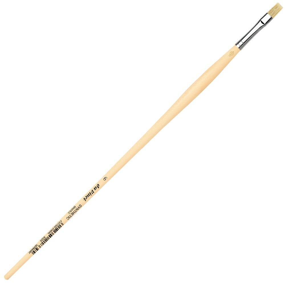 Da Vinci Synthetic Flat Acrylic and Oil Paint Brush Series 8329 No:6