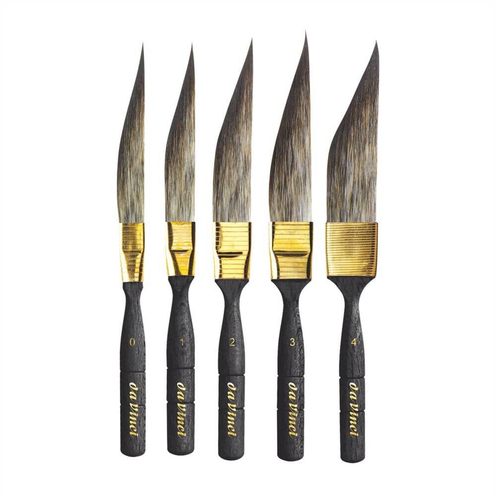 Da Vinci Synthetic Extra Long Sword Line Sign Writing Brush Series 703 No:4