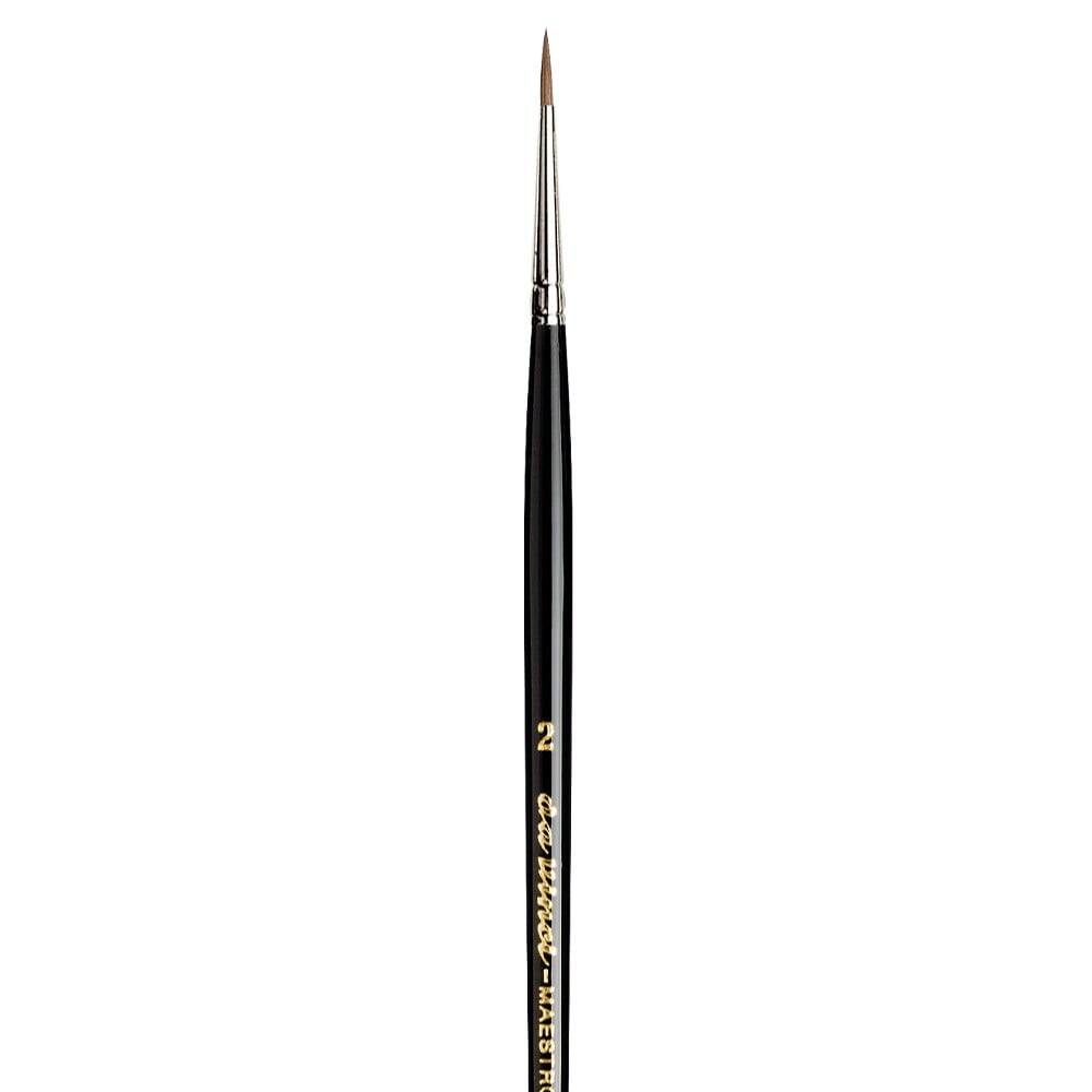 Da Vinci Series 10 Kolinsky Red Sable Round Illumination and Watercolor Brush No: 2