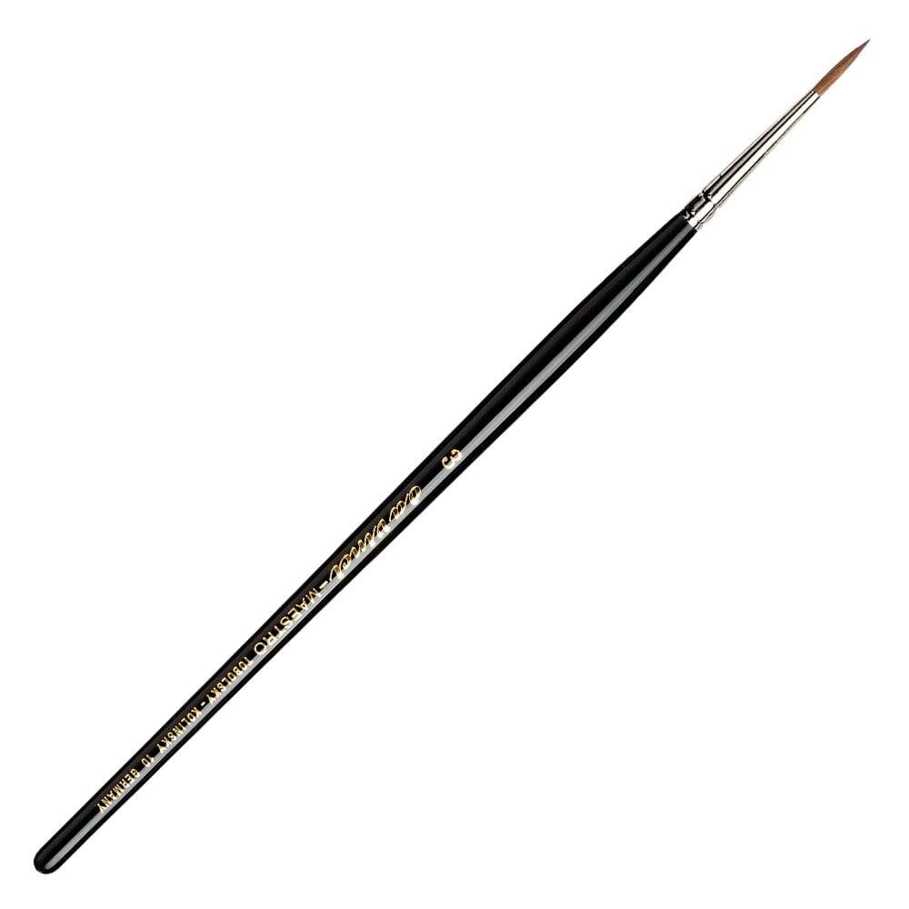 Da Vinci Series 10 Kolinsky Red Sable Round Illumination and Watercolor Brush No: 3