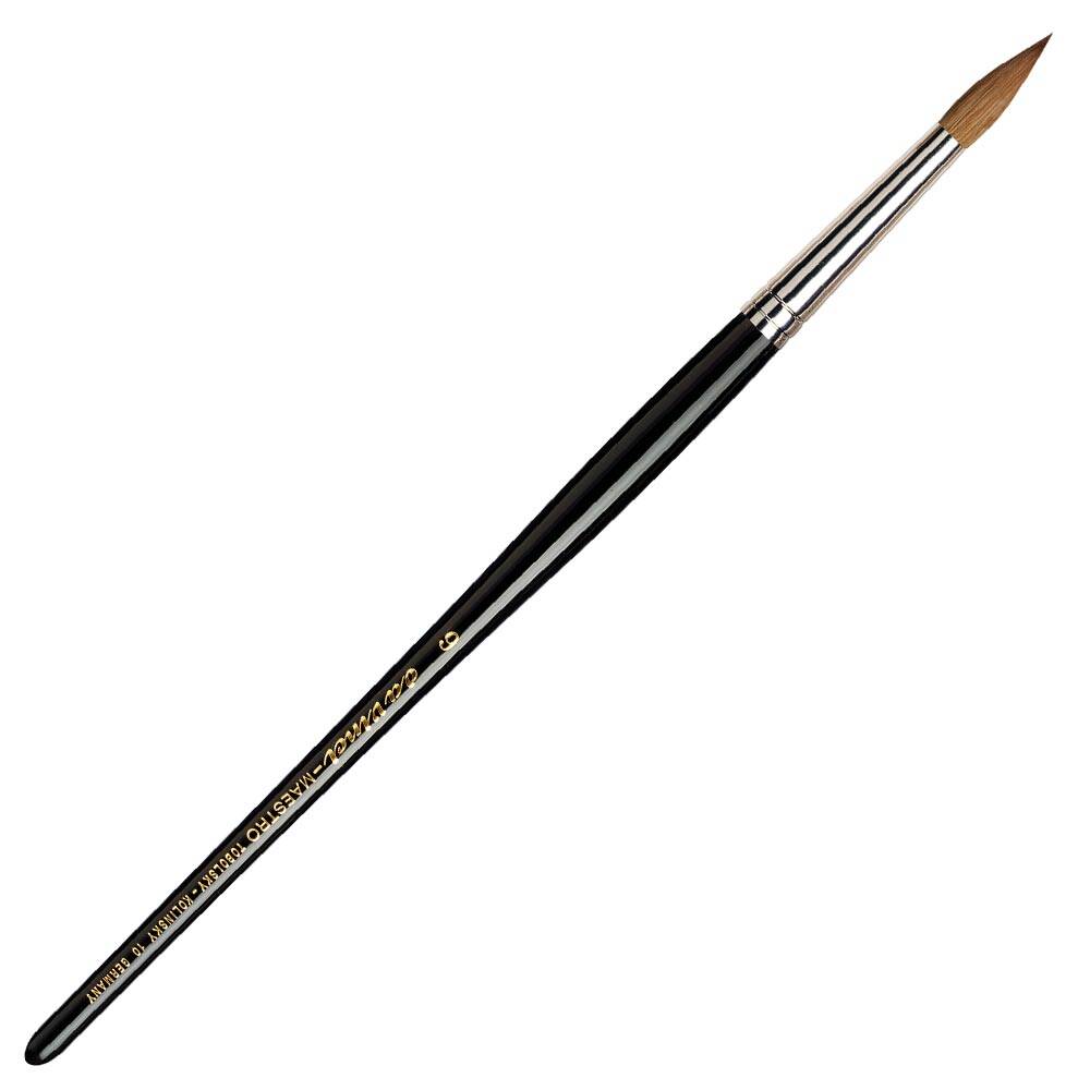 Da Vinci Series 10 Kolinsky Red Sable Round Illumination and Watercolor Brush No: 9