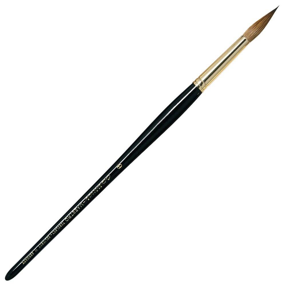 Da Vinci Series 11 Kolinsky Red Sable Round Illumination and Watercolor Brush No: 8