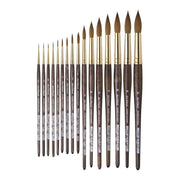 Da Vinci Series 1526Y Red Sable Hair Round Illumination and Watercolor Brush No: 0