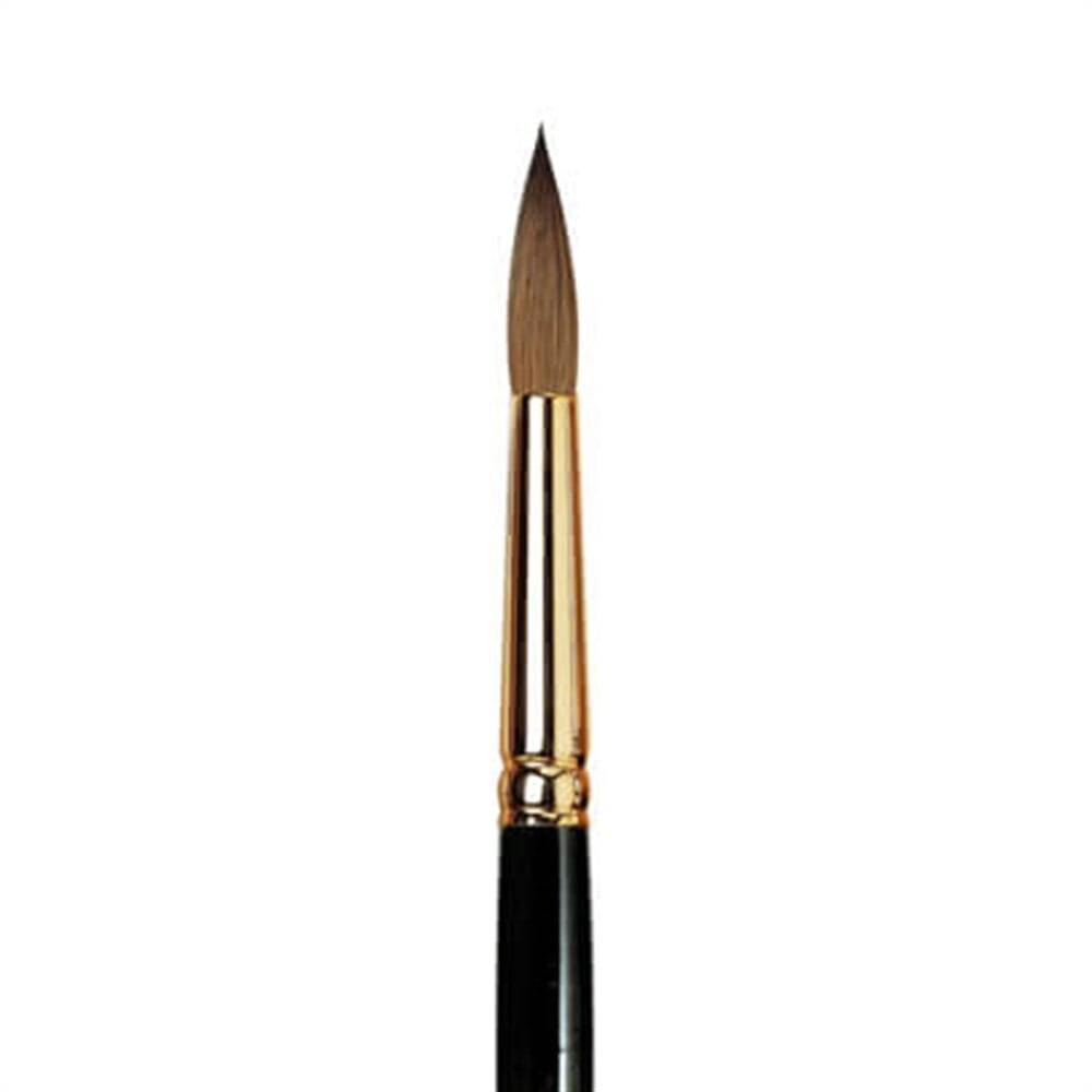 Da Vinci Series 1526Y Red Sable Hair Round Illumination and Watercolor Brush No: 4