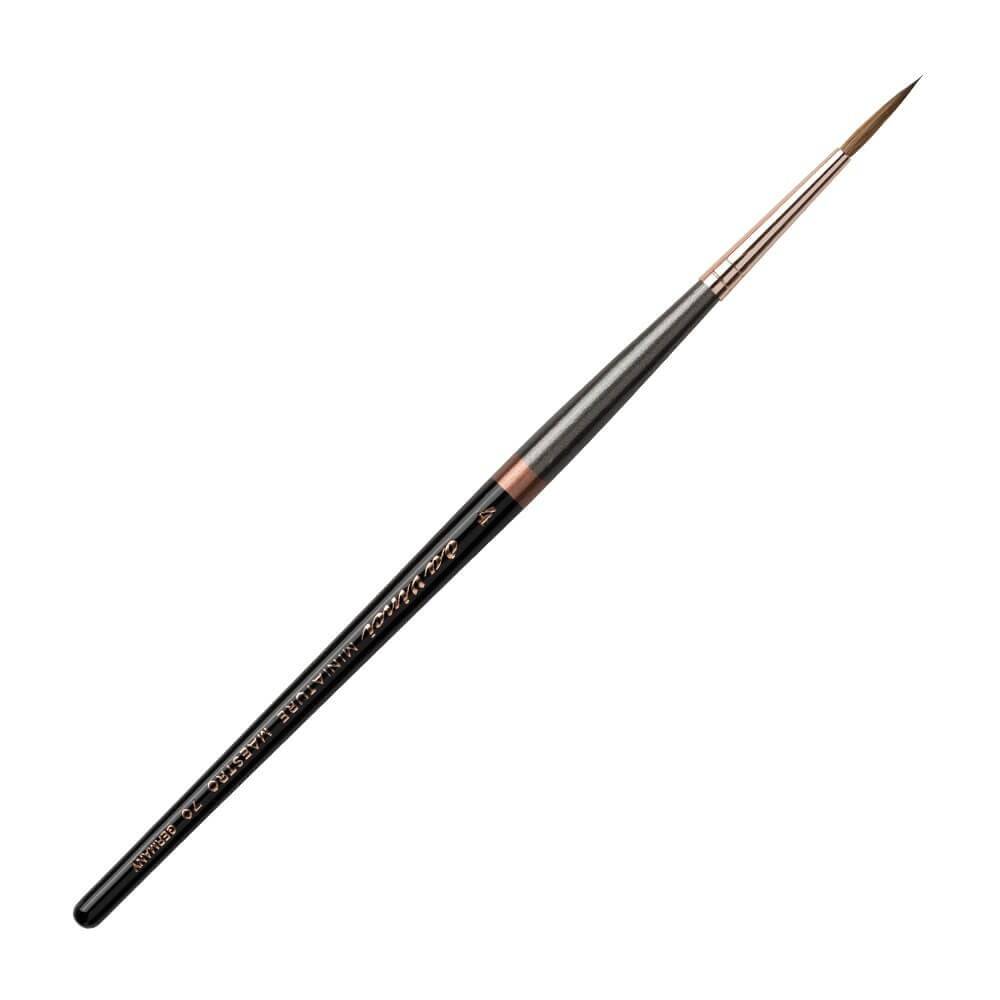 Da Vinci Series 70 Kolinsky Red Sable Round Illumination and Watercolor Brush No: 4