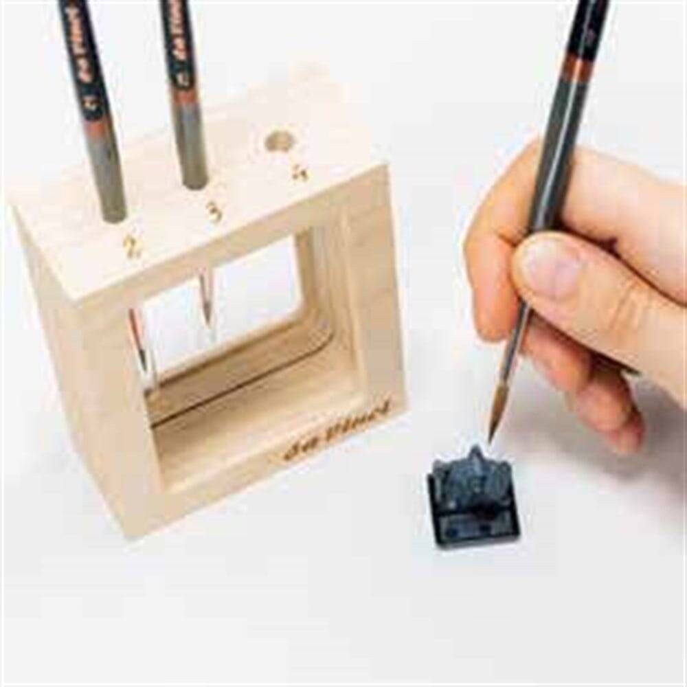 Da Vinci Series 76 Red Sable Round Miniature Painting and Watercolor Brush Set