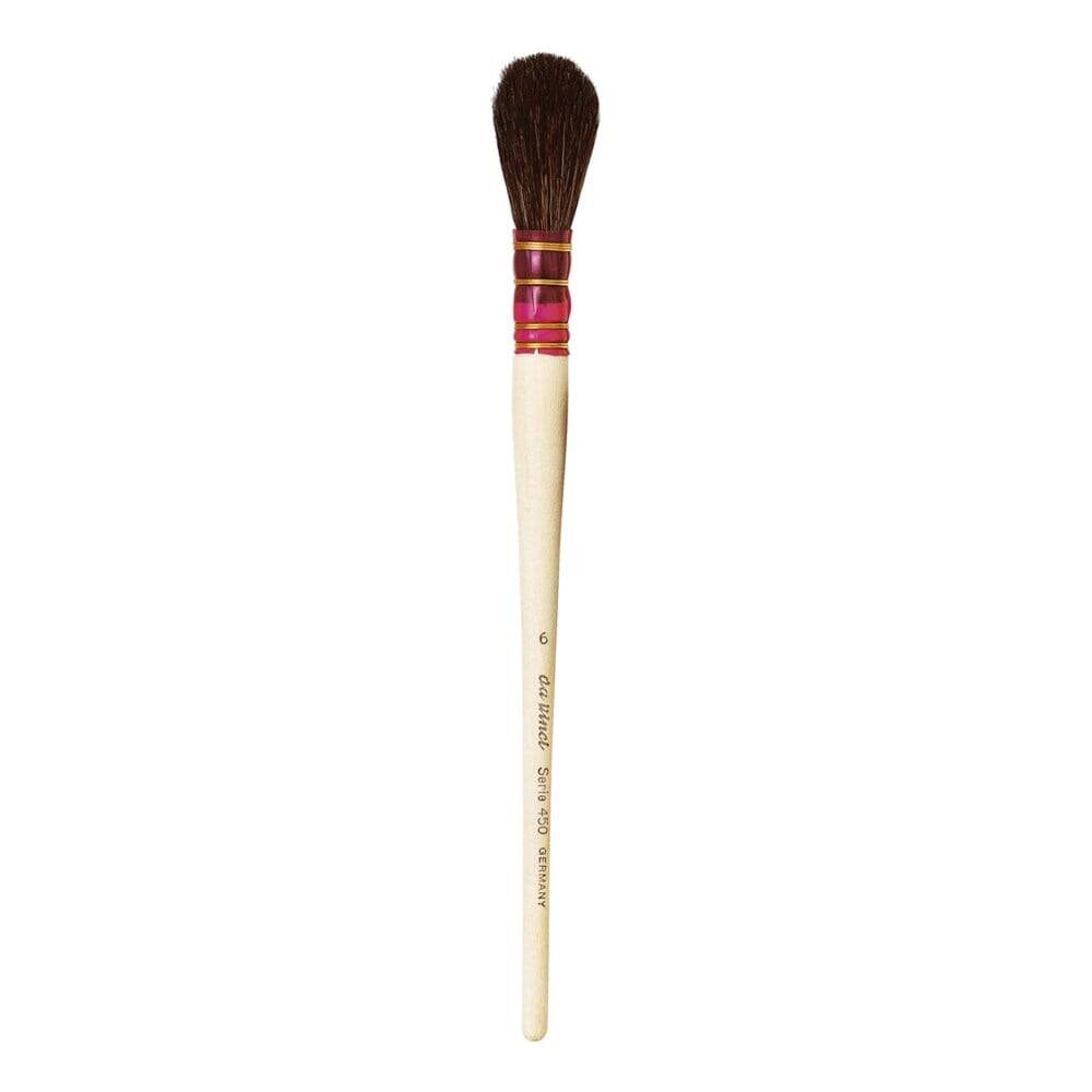 Da Vinci Black Goat Hair Oval Gold Leaf Brush Series 450 No:0