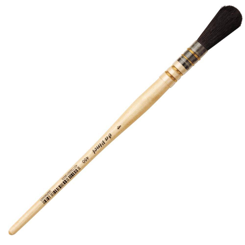 Da Vinci Black Goat Hair Oval Gold Leaf Brush Series 450 No:4