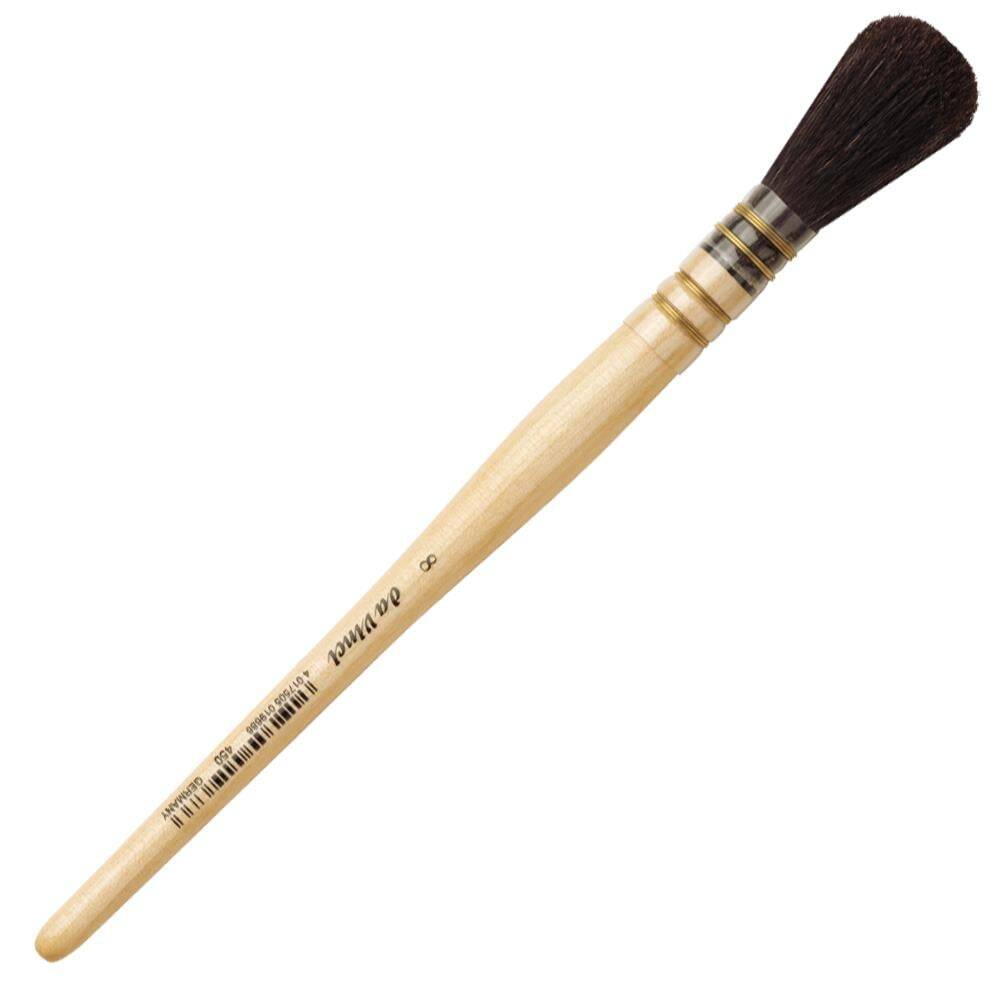 Da Vinci Black Goat Hair Oval Gold Leaf Brush Series 450 No:8