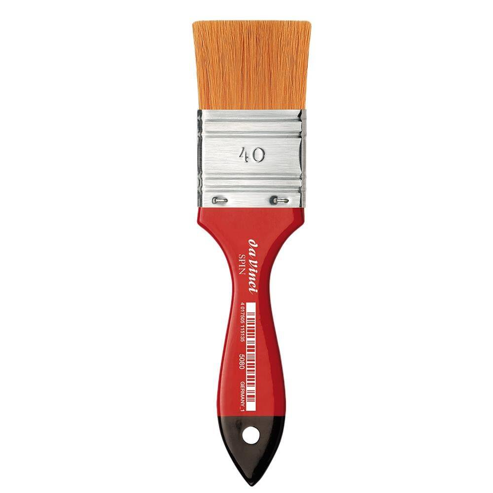 Da Vinci Spin Synthetic Extra Soft Flat Wide Surface Brush Series 5080 No:40