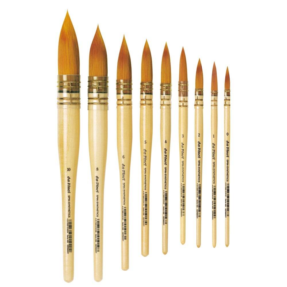 Da Vinci Spin Synthetic Round French Watercolor Brush Series 488 No: 5