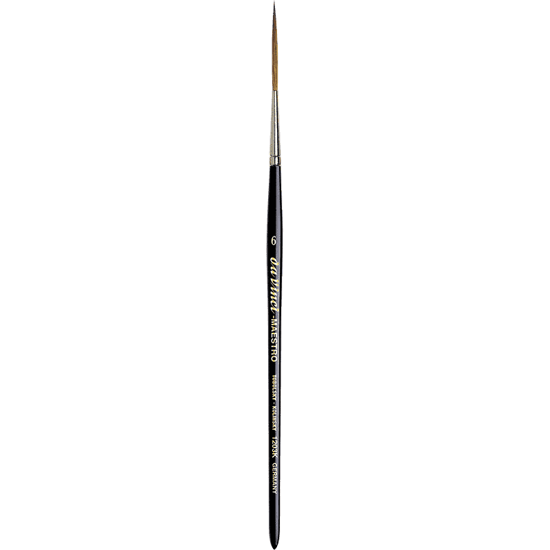 Da Vinci Toboslky Kolinsky Liner Tabela ve Çizgi Fırçası Seri 1203K No:6