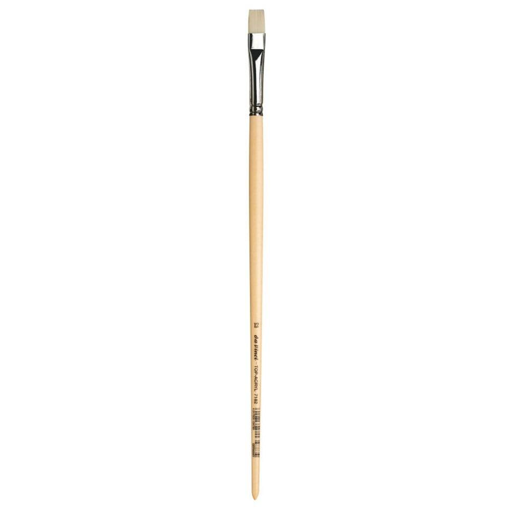 Da Vinci Top Acryl Synthetic Flat Acrylic and Oil Paint Brush Series 7182 No:12