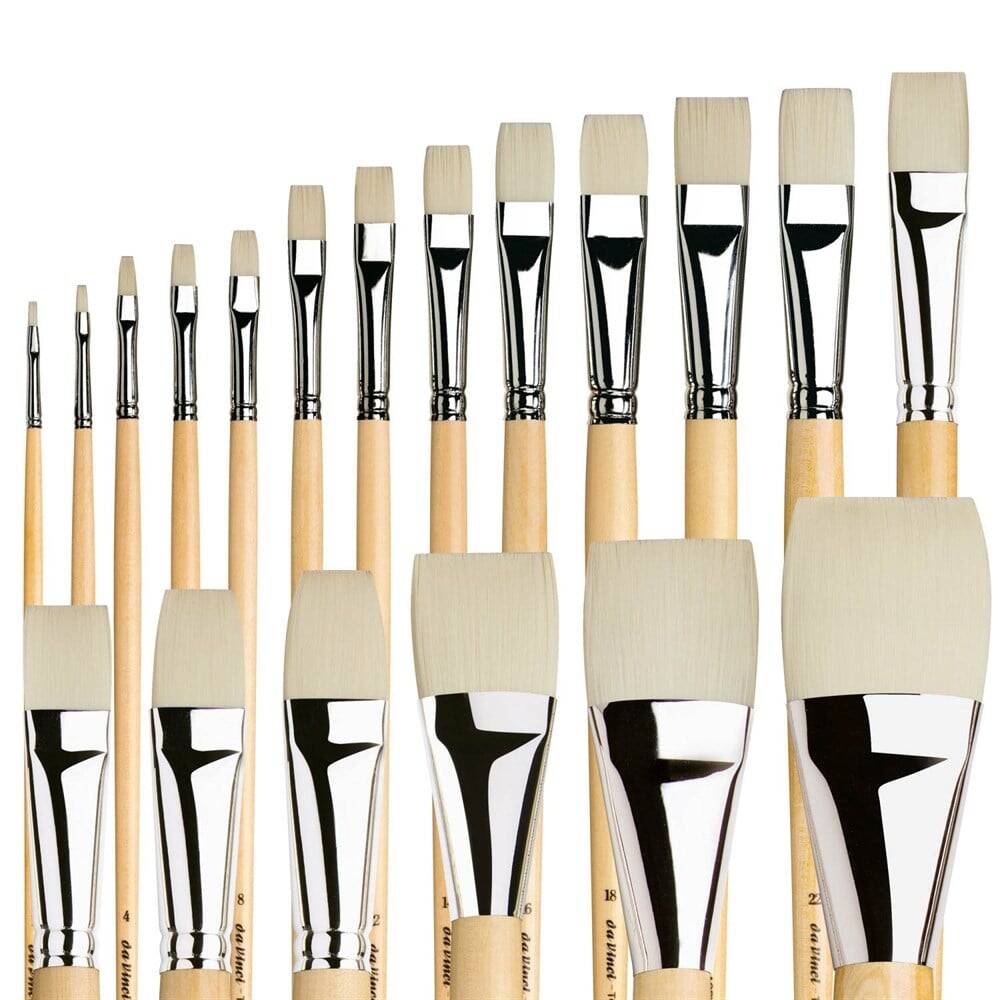 Da Vinci Top Acryl Synthetic Flat Acrylic and Oil Paint Brush Series 7182 No:12