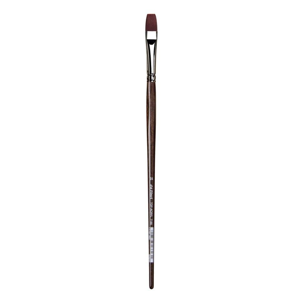 Da Vinci Top Acryl Synthetic Flat Acrylic and Oil Paint Brush Series 7185 No:18