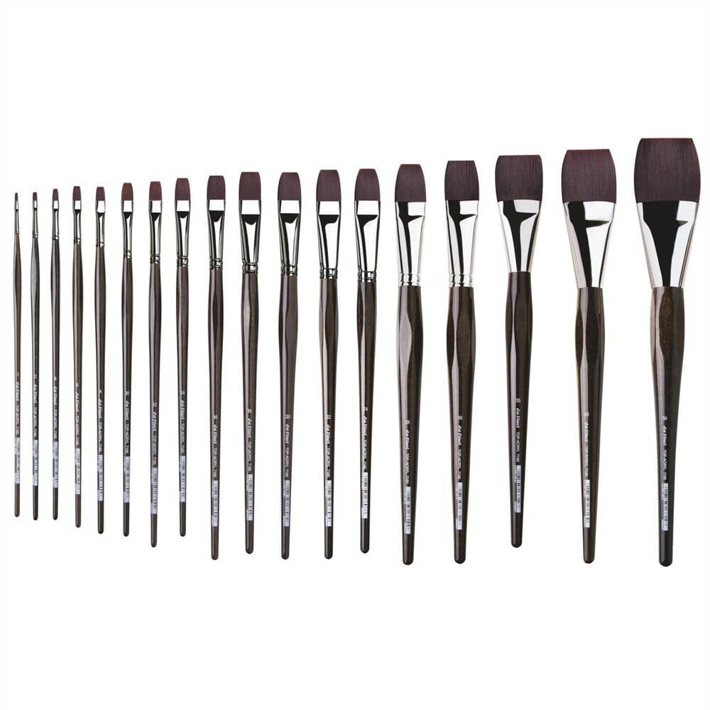 Da Vinci Top Acryl Sentetik Düz Akrilik Boya Ve Yağlı Boya Fırçası Seri 7185 No:30