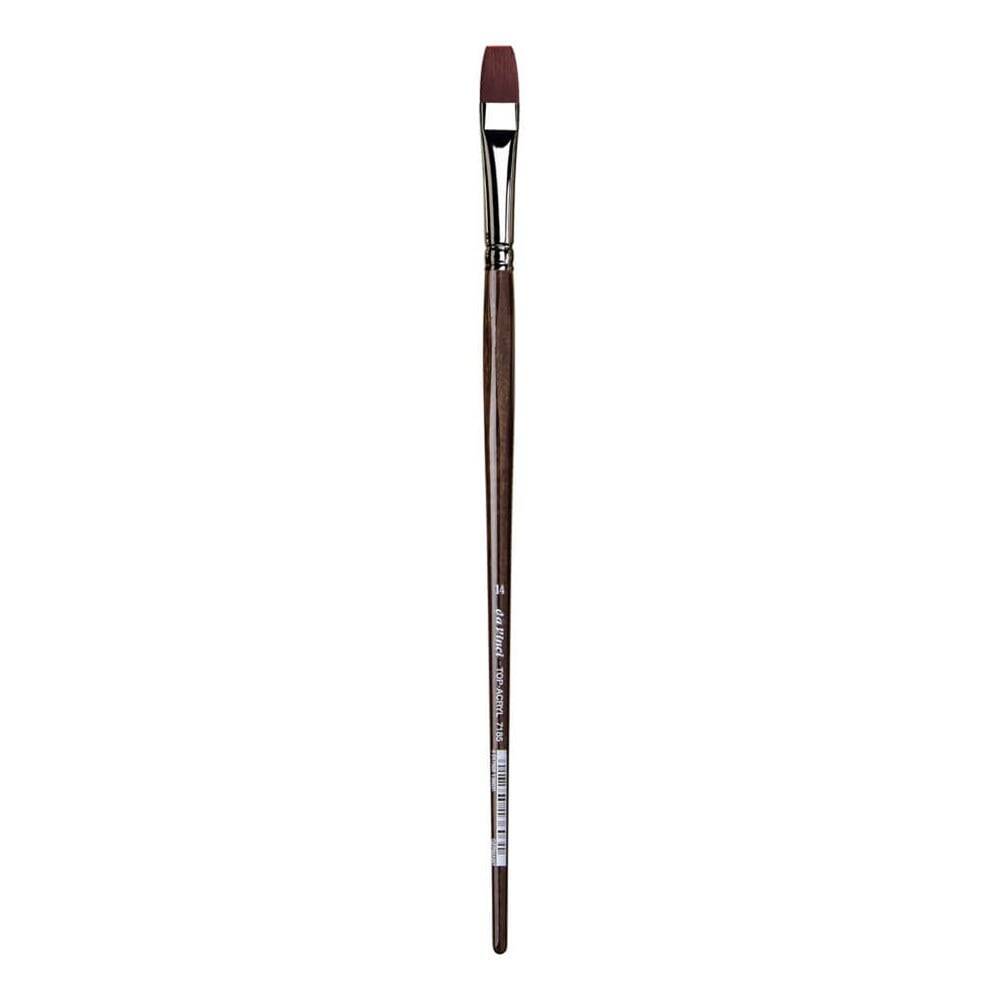 Da Vinci Top Acryl Synthetic Flat Acrylic and Oil Paint Brush Series 7185 No:40