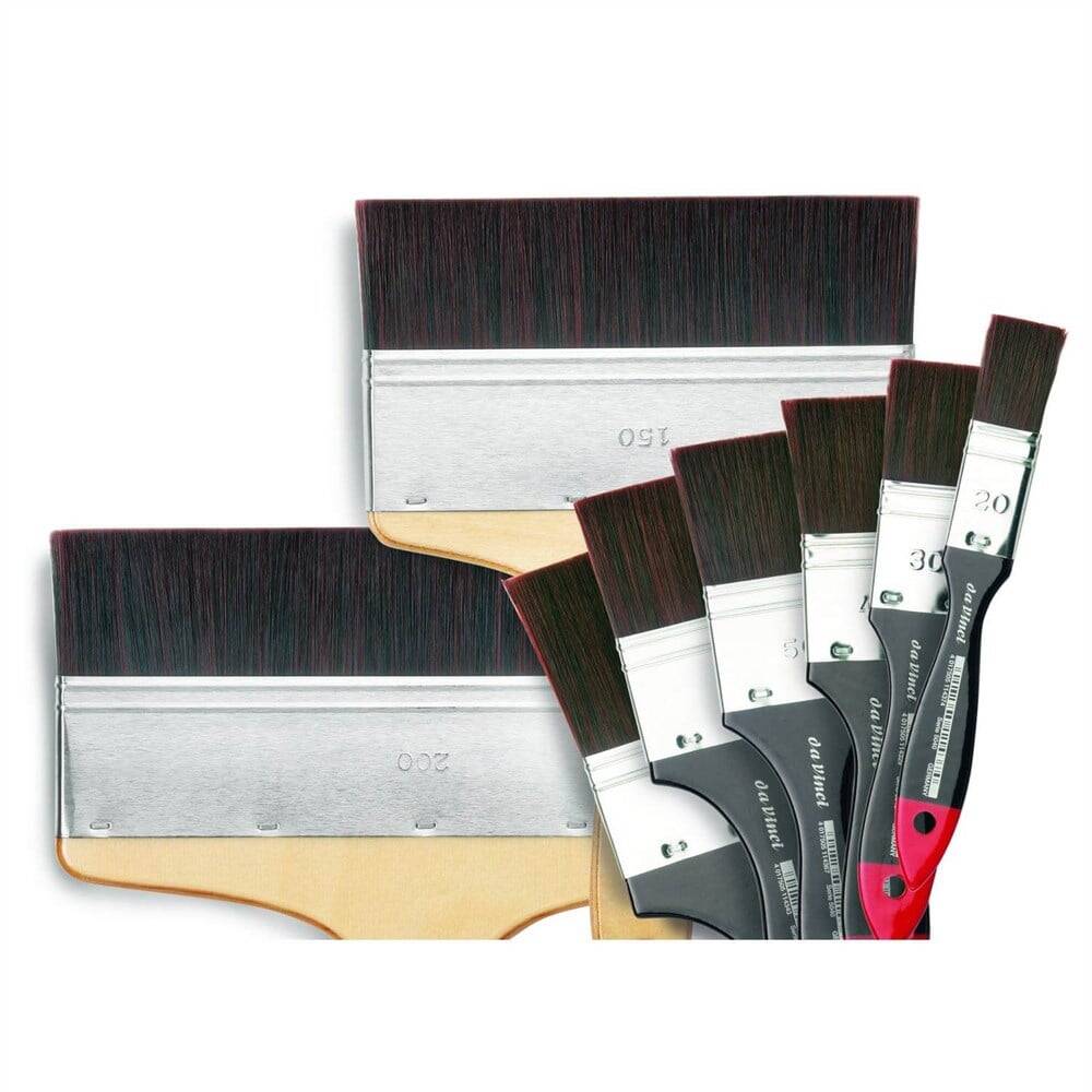Da Vinci Top Acryl Synthetic Flat-Tip Wide Surface Brush Series 5040 No:40