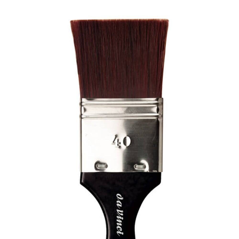 Da Vinci Top Acryl Synthetic Flat-Tip Wide Surface Brush Series 5040 No:80