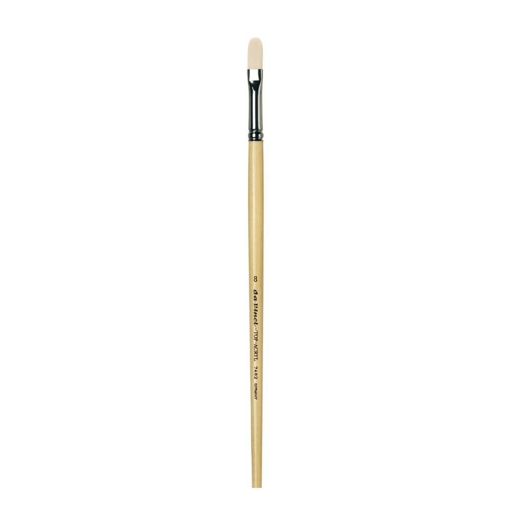 Da Vinci Top Acryl Synthetic Filbert-Shape Acrylic and Oil Paint Brush Series 7482 No:20