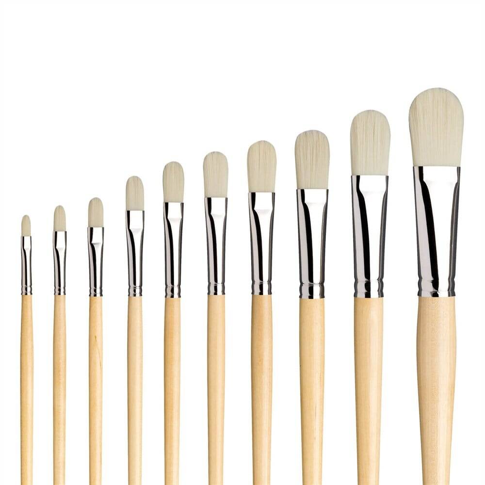 Da Vinci Top Acryl Synthetic Filbert-Shape Acrylic and Oil Paint Brush Series 7482 No:8